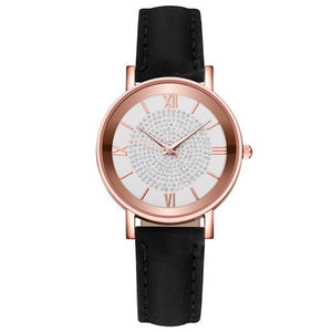 Rhinestone Leather watch