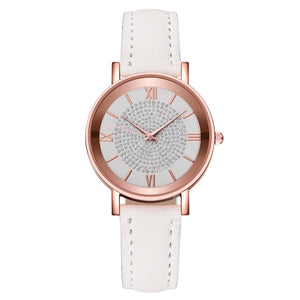 Rhinestone Leather watch