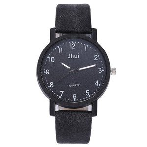 Brown leather watch