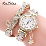 Rhinestone Quartz Wrist Watch