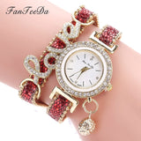 Rhinestone Quartz Wrist Watch