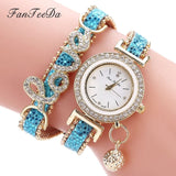 Rhinestone Quartz Wrist Watch