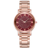 Diamond Rose Gold Ladies Wrist Watches