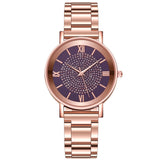 Diamond Rose Gold Ladies Wrist Watches