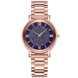 Diamond Rose Gold Ladies Wrist Watches