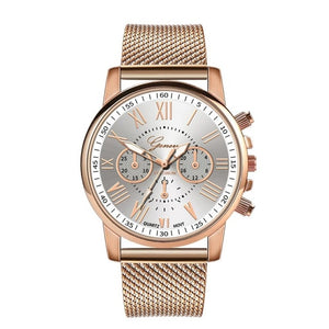 Strap Line Analog Quartz Ladies Wrist Watche