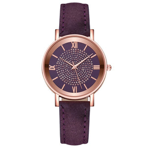 Strap Line Analog Quartz Ladies Wrist Watche